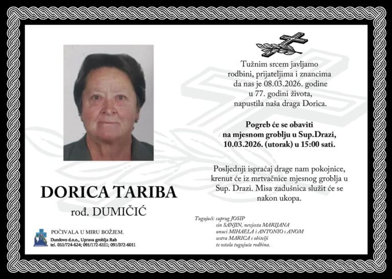 DORICA TARIBA rođ. Dumičić
