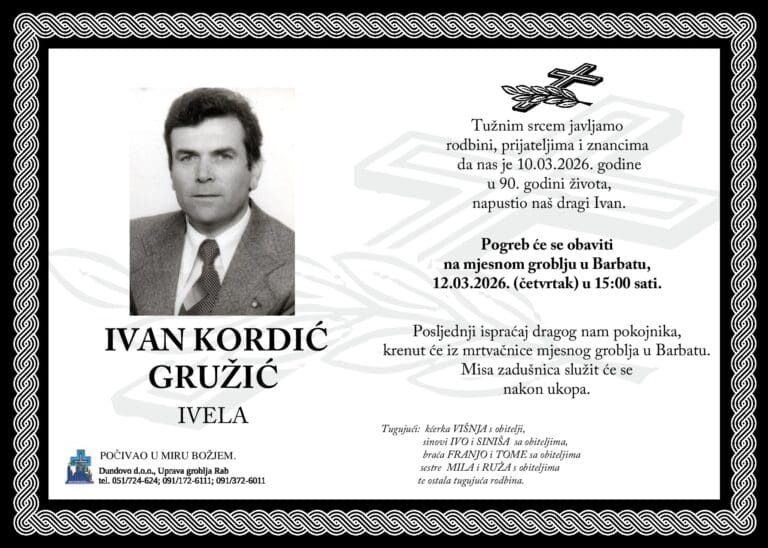 IVAN KORDIĆ GRUŽIĆ – Ivela