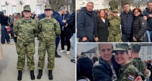Dvije djevojke iz Lopara među 82 ročnice koje su danas položile prisegu u vojarni u Požegi