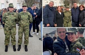 Dvije djevojke iz Lopara među 82 ročnice koje su danas položile prisegu u vojarni u Požegi