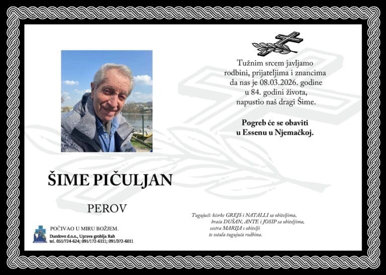 ŠIME PIČULJAN – Perov