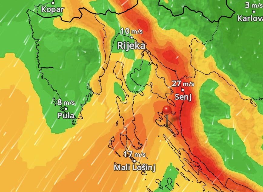 Zbog vremenskih uvjeta privremeno prekinuta trajektna linija
