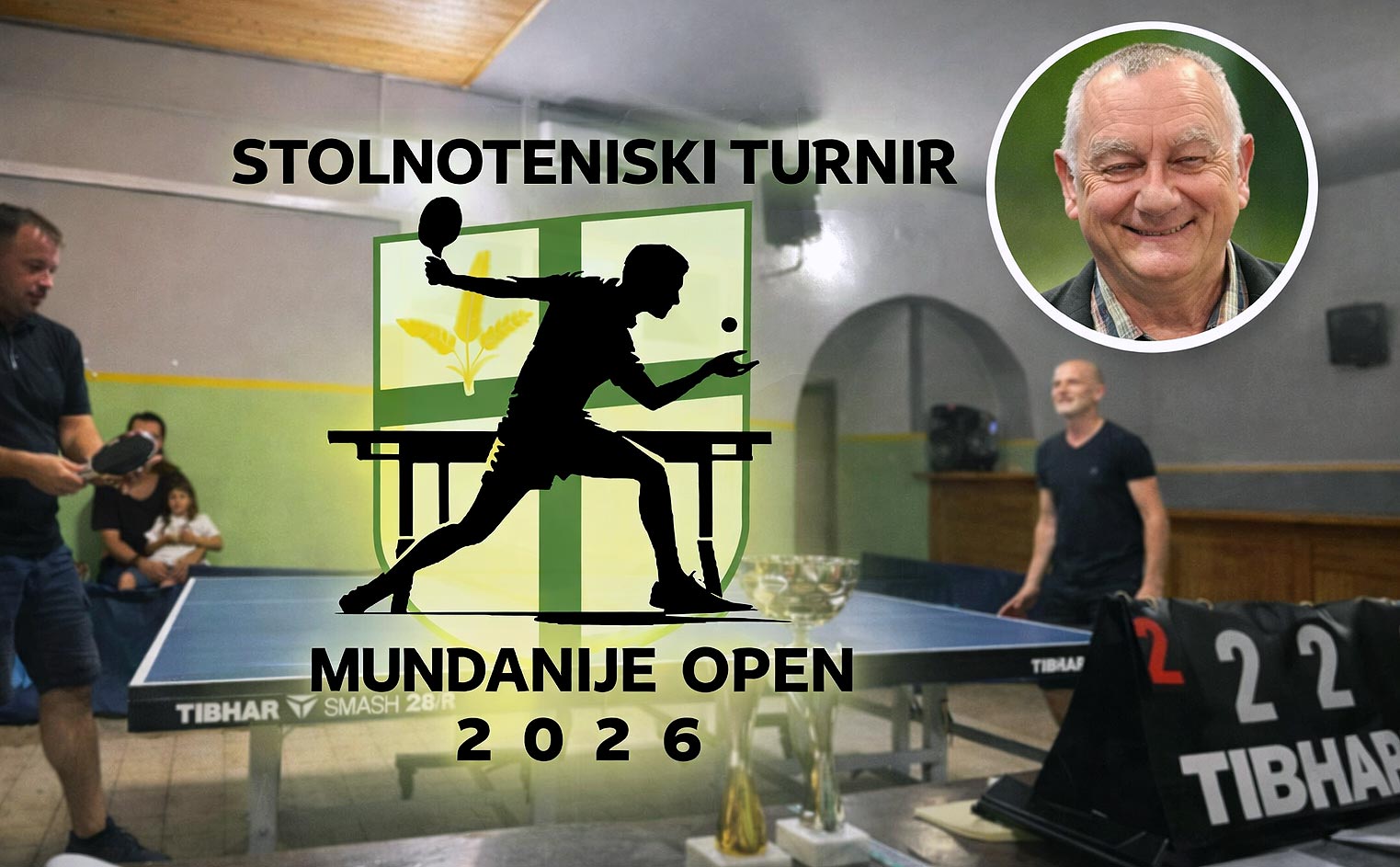 Sve je spremno za stolnoteniski turnir Mundanije Open 2026. ovog vikenda