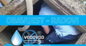 Privremeni prekid vodoopskrbe u Šarengradu zbog sanacije kvara