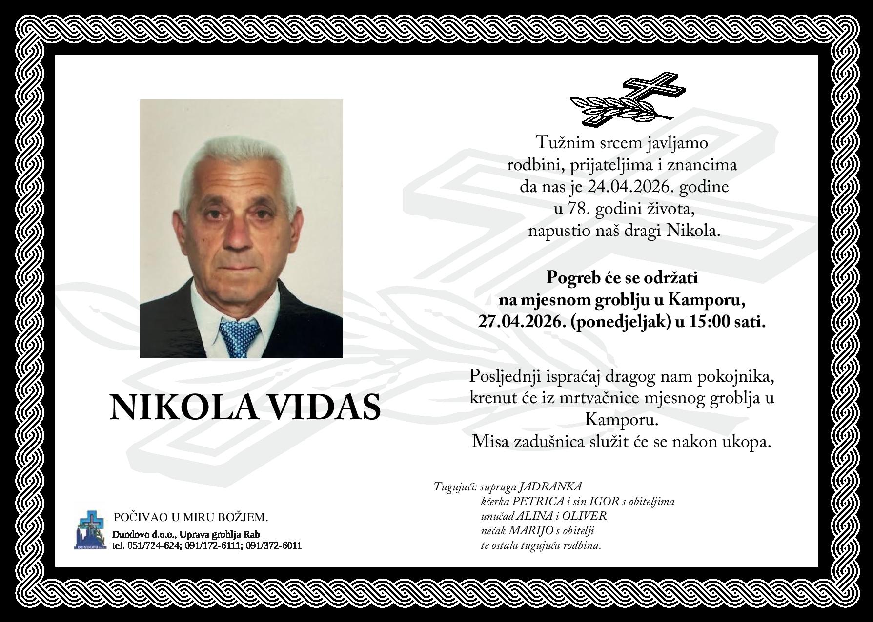 NIKOLA VIDAS