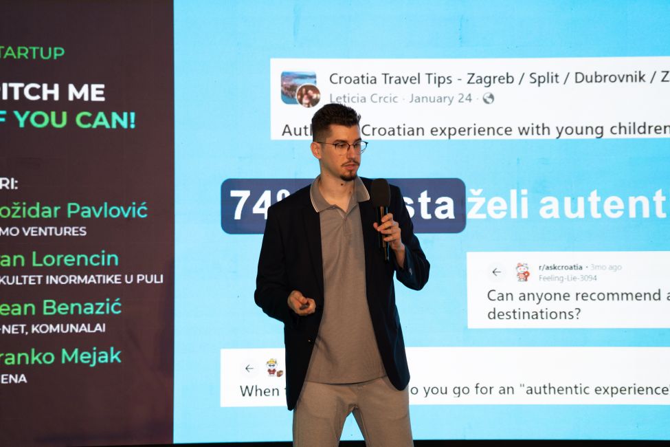 Loparanin Nikola Stjepan Gabrić sudjelovao kao finalist na startup natjecanju “Pitch me if you can!”