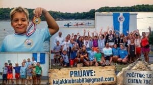 Kajak klub Rab 83 otvorio upise u ljetnu školu kajaka za djecu