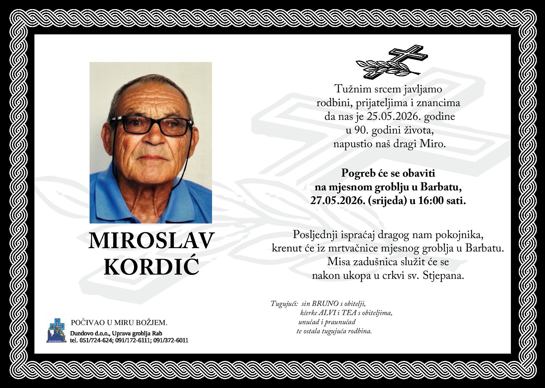 MIROSLAV KORDIĆ