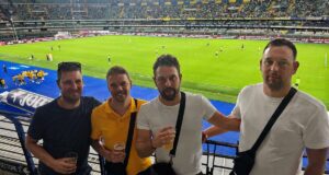 Pobjednici kviza Luka, Roko i Franko posjetili Veronu i pogledali utakmicu Serie A