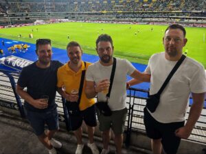Pobjednici kviza Luka, Roko i Franko posjetili Veronu i pogledali utakmicu Serie A
