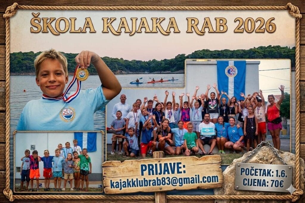 KK Rab83, Kajak klub Rab, Kajak