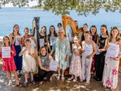 Koncertom na Pjaceti završio međunarodni majstorski seminar harfe na Rabu