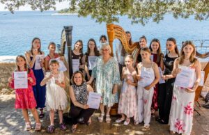 Koncertom na Pjaceti završio međunarodni majstorski seminar harfe na Rabu