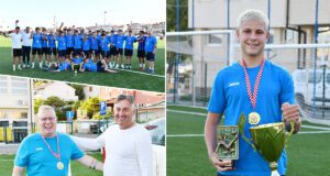Starijim pionirima NK Rab na Blatu uručeni pehar i medalje za naslov prvaka