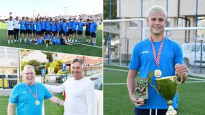 Starijim pionirima NK Rab na Blatu uručeni pehar i medalje za naslov prvaka