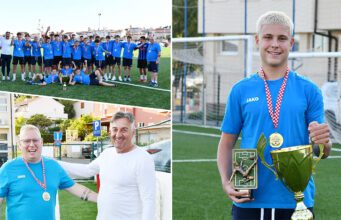 Starijim pionirima NK Rab na Blatu uručeni pehar i medalje za naslov prvaka