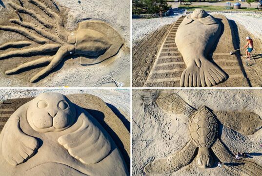 “Sredozemna medvjedica” pobijedila na 15. Festivalu skulptura u pijesku na Rajskoj plaži