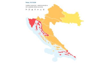 Ekstreman toplinski val na Rabu: Temperature rastu prema 36 °C, nema brzog olakšanja
