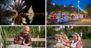 FOTO | Lopar se vratio korijenima – stari običaji, ispraćaj Sv. Marina i vatromet obilježili Loparsku noć