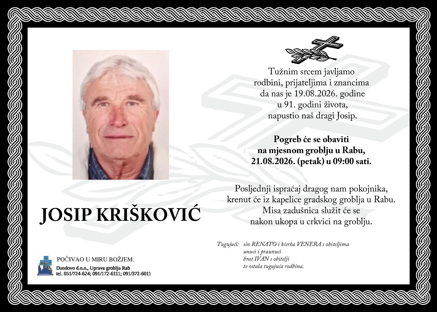JOSIP KRIŠKOVIĆ