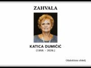 Obiteljska zahvala – Katica Dumičić (1958. – 2026.)
