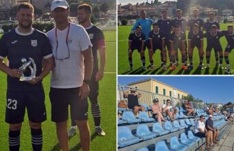 NK Rab pobjedom otvorio sezonu, strijelcu Belobrajdiću prije utakmice uručen Trofej Terzić-Strukan