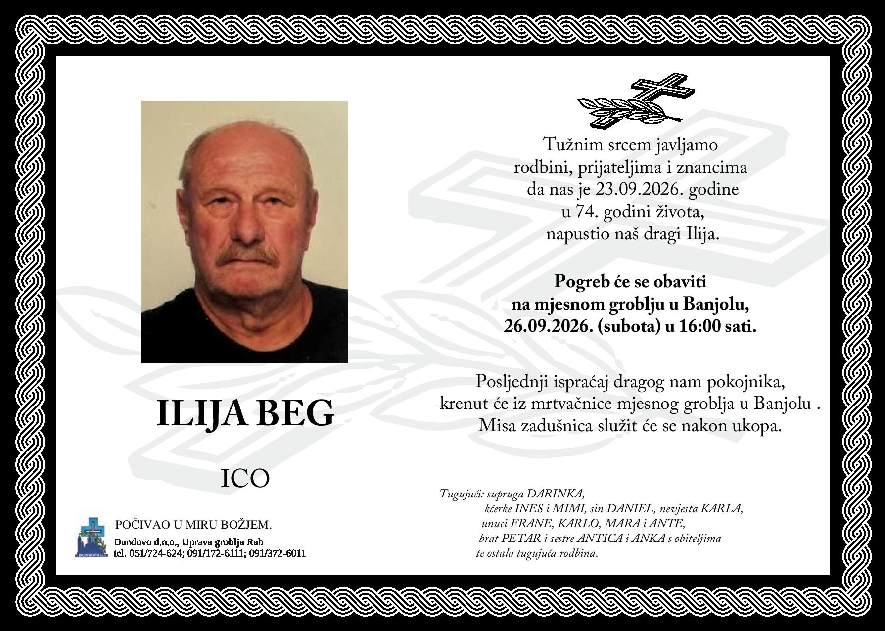 ILIJA BEG – ICO