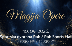Večer za pamćenje u Sportskoj dvorani Rab: Ne propustite spektakl “Magija Opere”