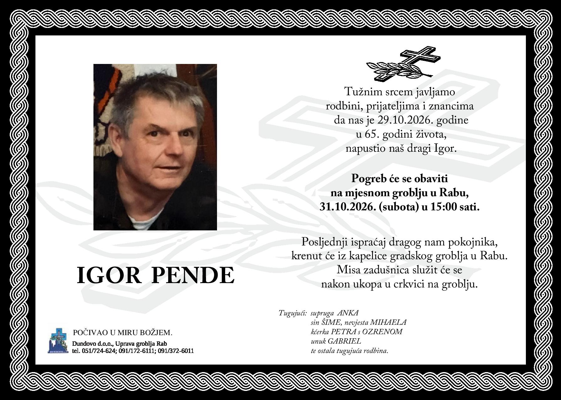 IGOR PENDE