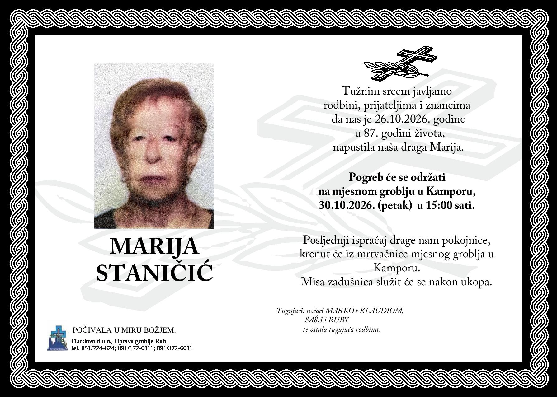 MARIJA STANIČIĆ