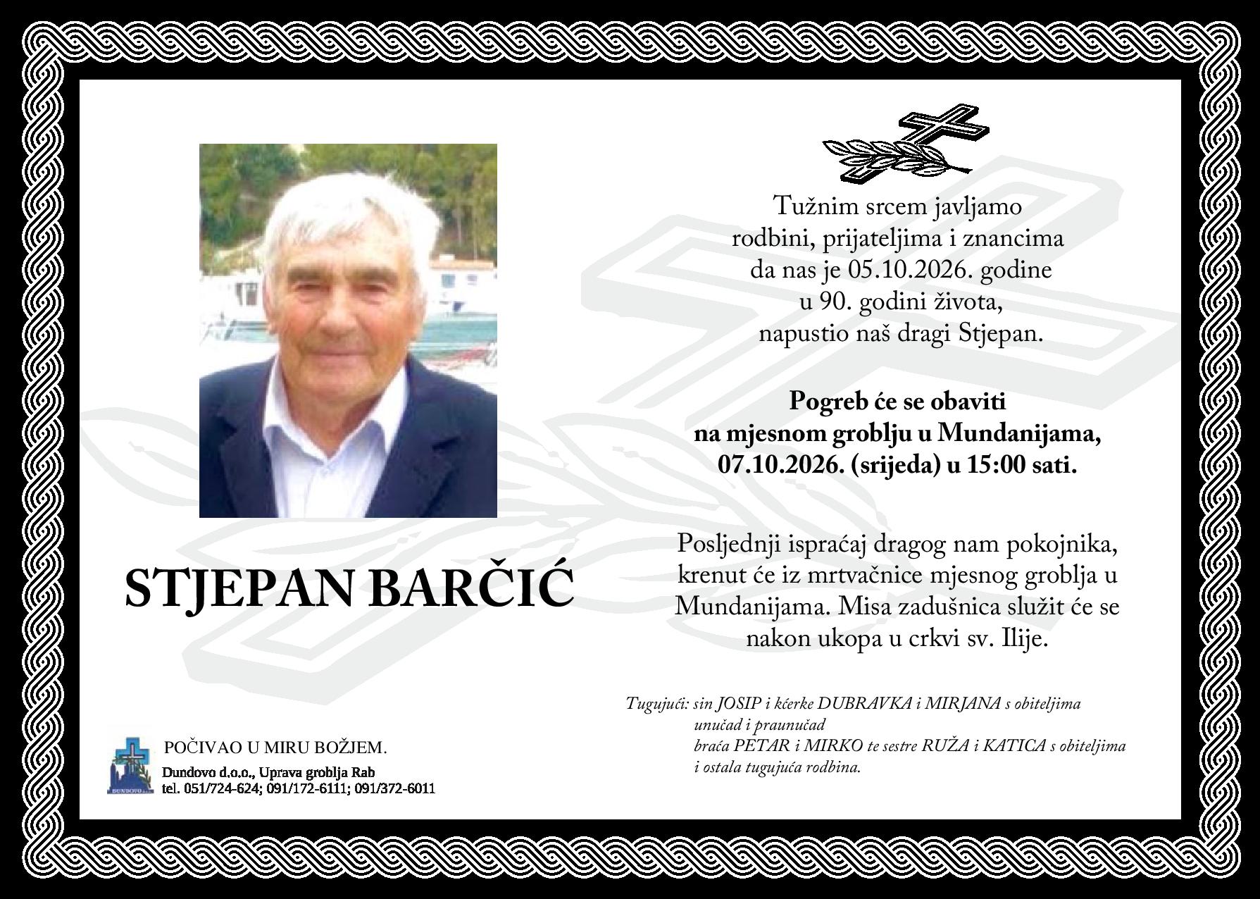 STJEPAN BARČIĆ